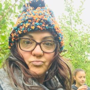 Over sized confetti winter hat lauriebelles